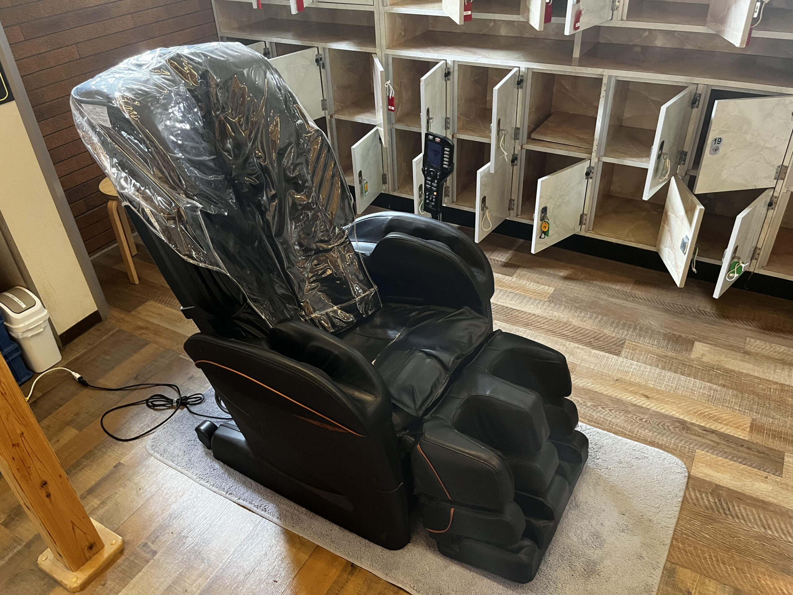 無料マッサージチェア